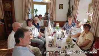 Kaffeetrinken mit den Jubilaren des Gartenbauverein Weil
