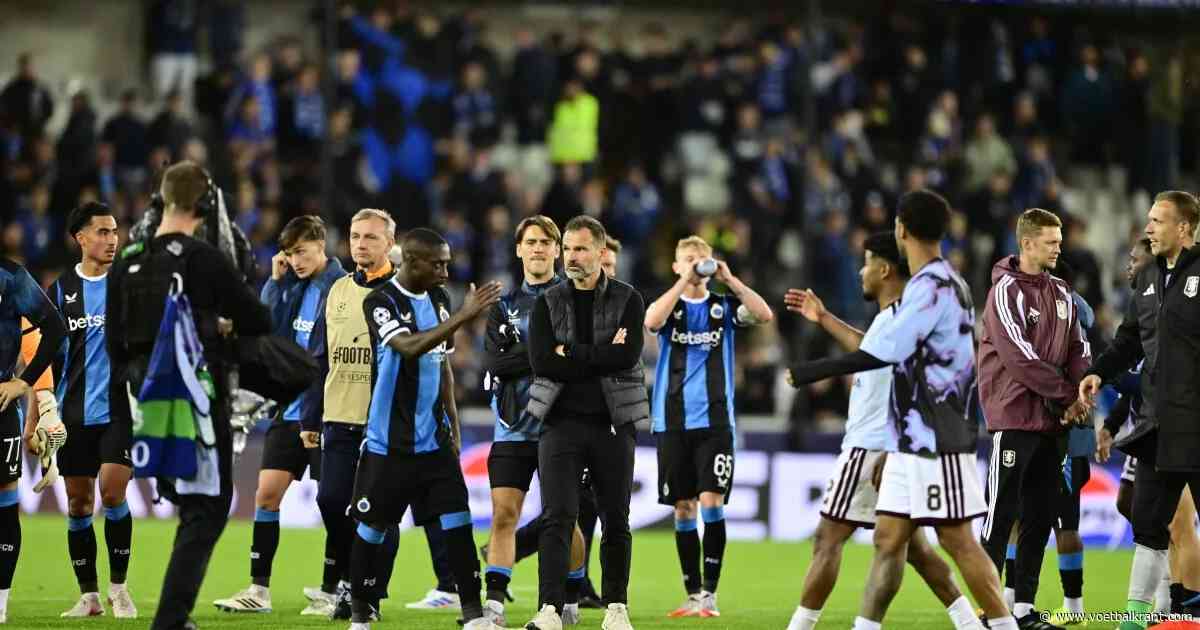Kansen van Club Brugge dramatisch gezakt na nederlaag tegen Aston Villa