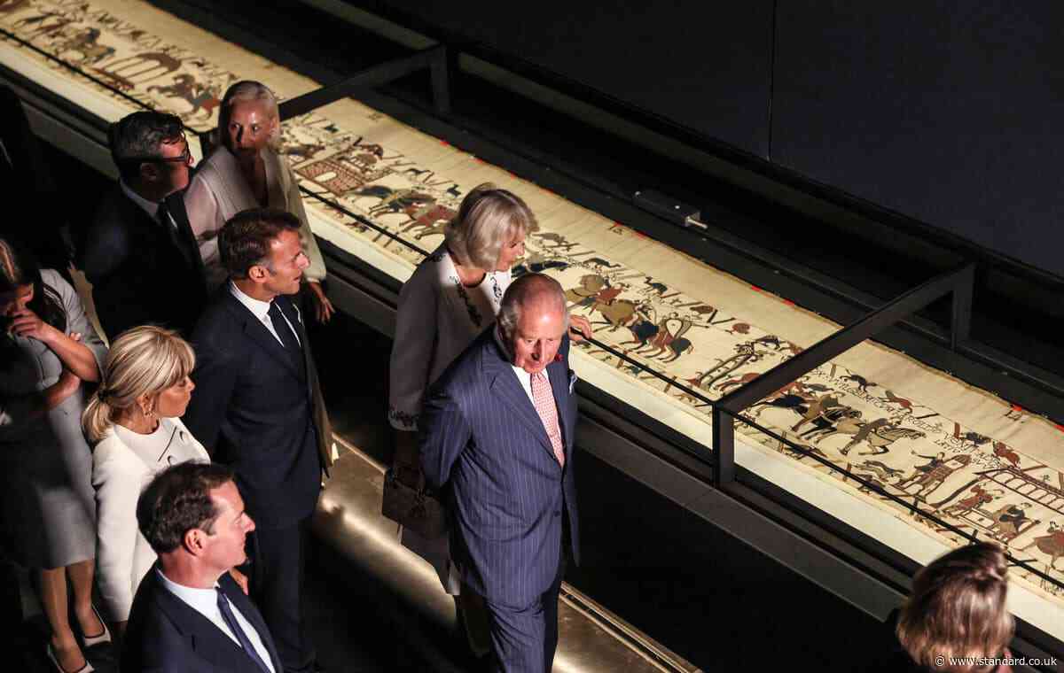 The wait is finally over! Bayeux Tapestry goes on show to public at London's British Museum