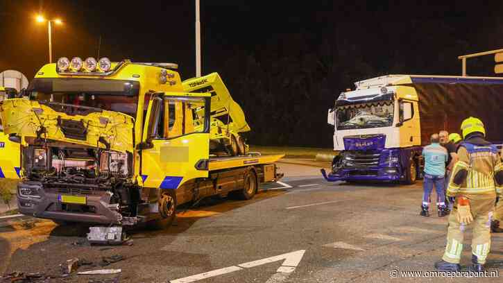 Vrachtwagenchauffeur uit Mierlo raakt gewond bij botsing in Gelderland