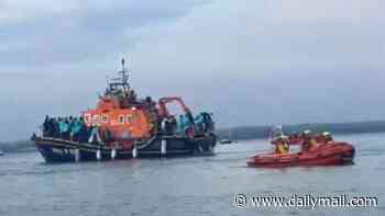 French lifeboat service refused to rescue 120 migrants on mega-dinghy bound for Portsmouth 'to avoid risking the lives of those on board'