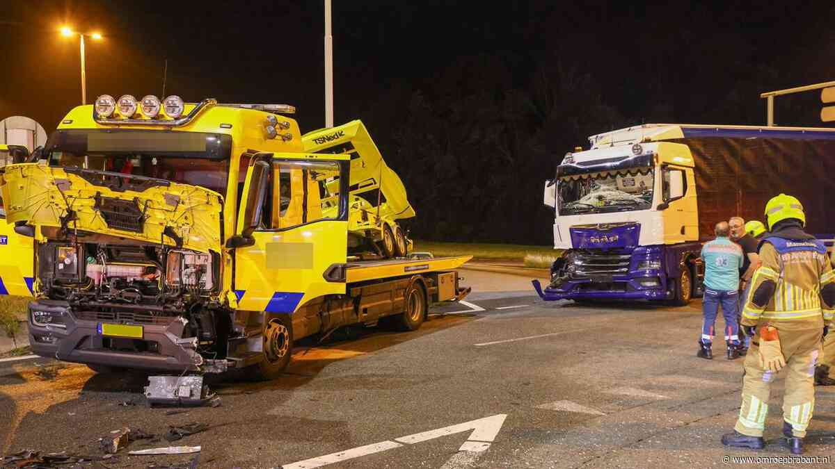 Vrachtwagenchauffeur uit Mierlo raakt gewond bij botsing in Gelderland