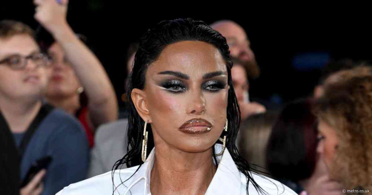 ‘They’ve used the wrong lighting’: Katie Price responds to coverage of her dramatic NTAs look