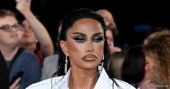 ‘They’ve used the wrong lighting’: Katie Price responds to coverage of her dramatic NTAs look