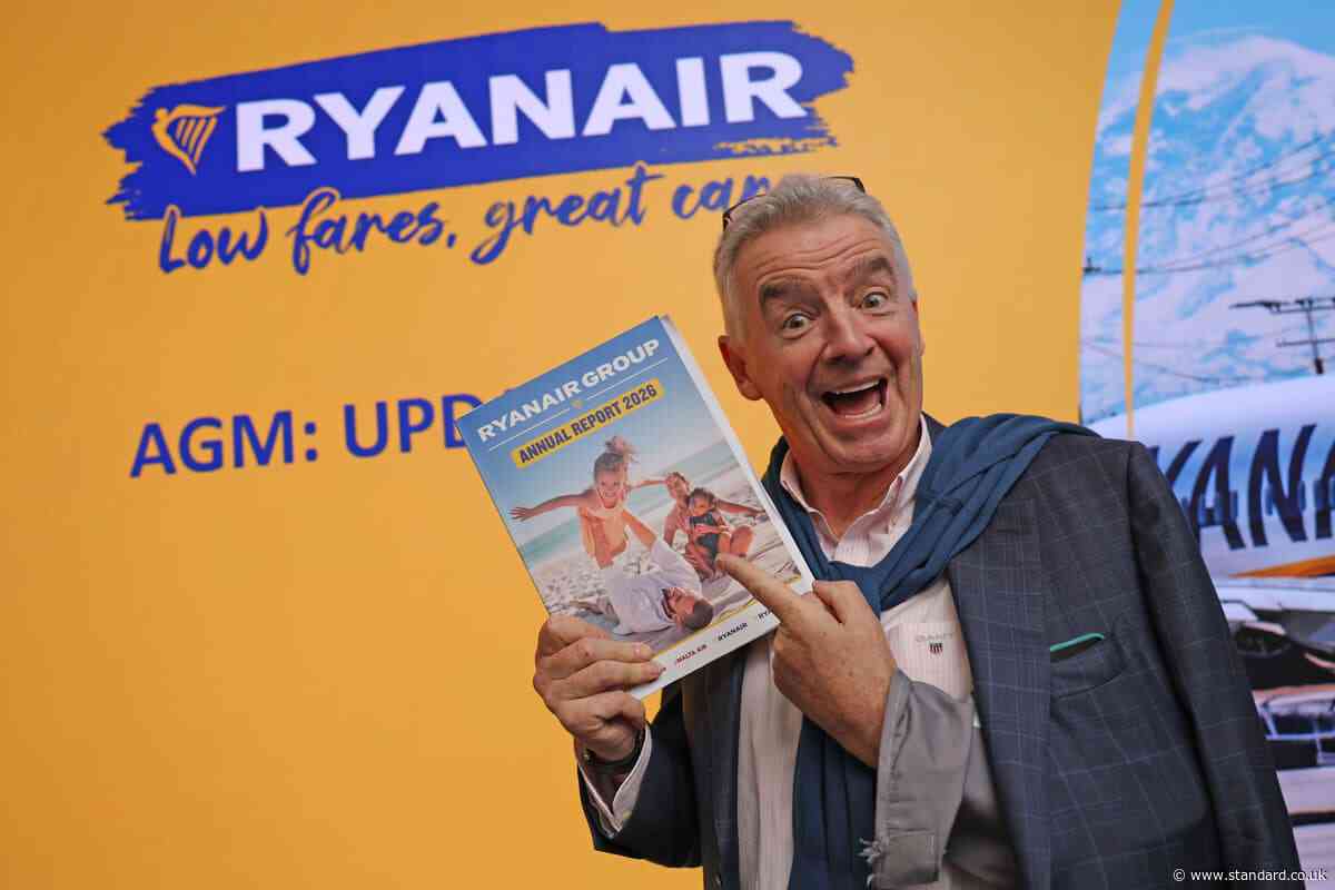 Ryanair boss Michael O'Leary compares other airlines to ‘rapists’ in shocking rant about fares