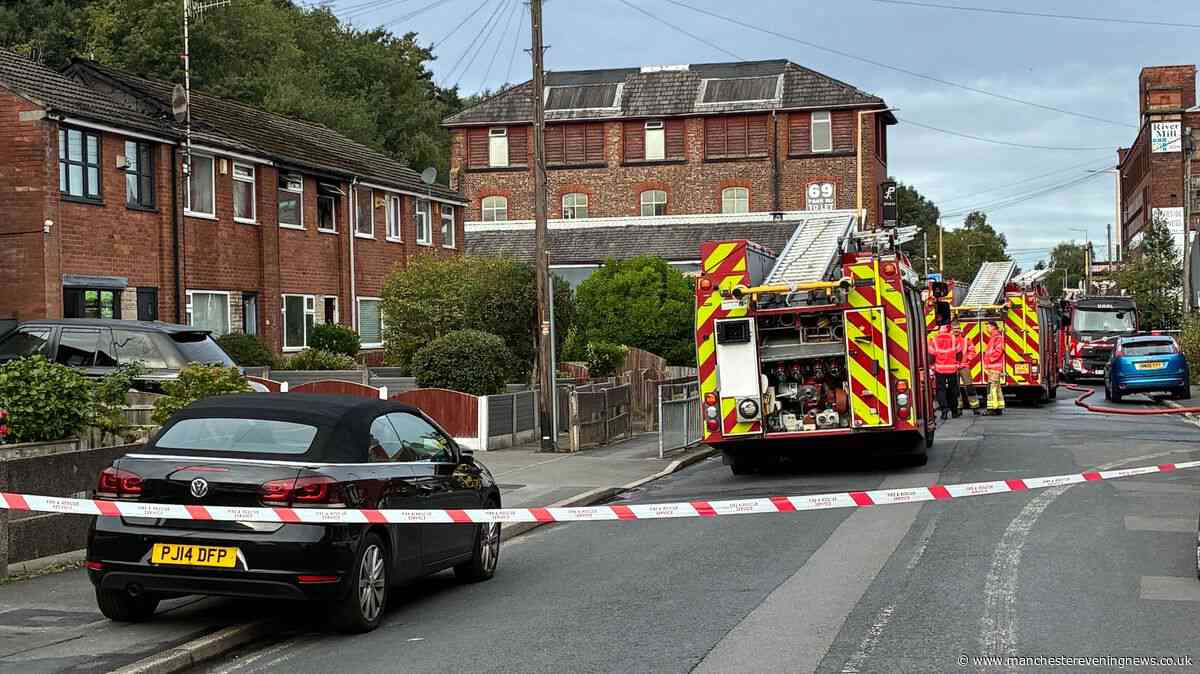 Dukinfield fire LIVE as one in critical condition after blaze rips through house