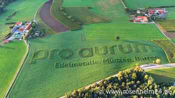Edelmetallhändler aus Oberbayern pflanzt 365‑Meter‑Logo und riesiges Blühfeld am Waginger See