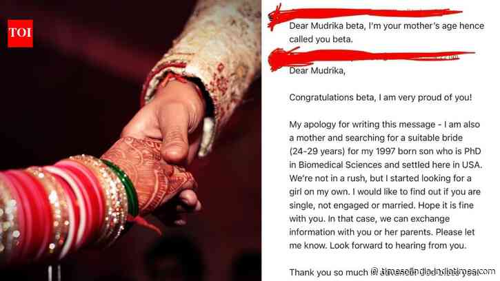 ‘Are you single, engaged or married?’ Mother’s LinkedIn message seeking bride for PhD son goes viral