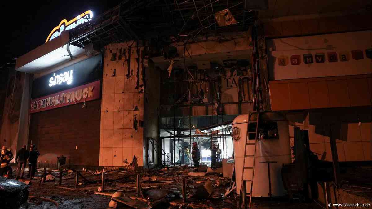 Tote nach russischem Angriff auf Einkaufszentrum in Sumy
