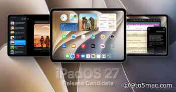Apple releases iPadOS 27 RC, plus watchOS 27 and more