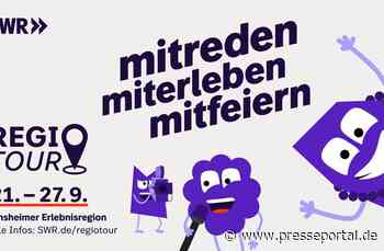 SWR Regiotour macht im September Station in Sinsheim