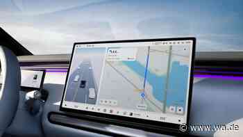 Navigation mit Google  – Xpeng L03