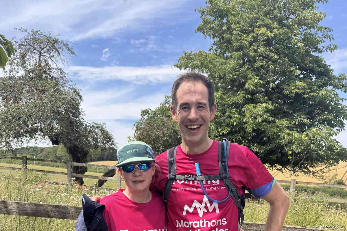 Father nears end of 39 marathons challenge to support baby loss charity