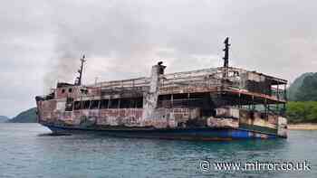 Philippines fire live: 5 dead and 86 missing after fire on ferry to Coron Island