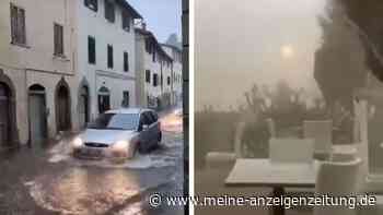 Unwetter-Chaos Italien: Tornado reißt Bäume um, Überflutungen und Sperrungen in der Toskana