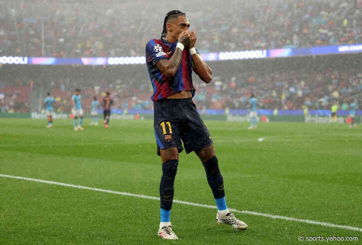 Barcelona captain Raphinha continues to break records after spectacular start to new season