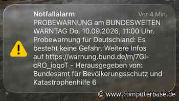 Bundesweiter Warntag 2026: Wie haben euch Warnung und Entwarnung erreicht?