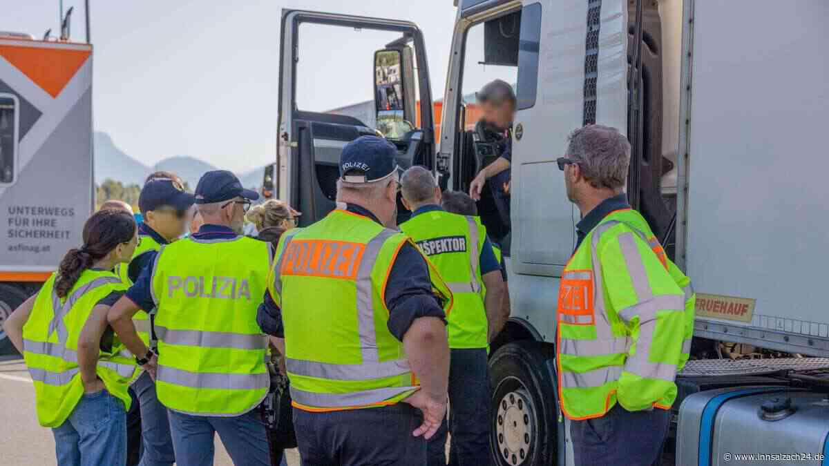 Internationale Schwerverkehrskontrolle auf der A12 deckt 1600 Verstöße auf
