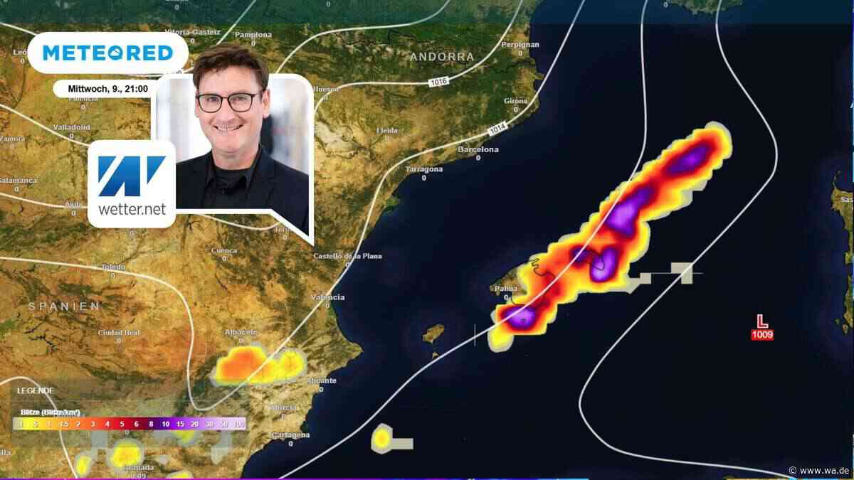 Unwetter wüten auf Mallorca: Ganze Straßen nach 50 Liter Regen binnen kurzer Zeit geflutet