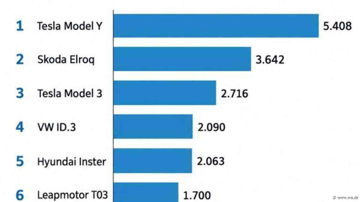 Kleinwagen mischen die Bestsellerliste auf  – Grafik: E-Auto-Förderung