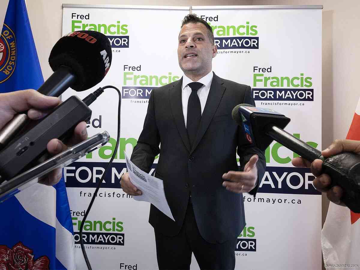 Mayoral hopeful Francis pledges 'open and transparent' city hall