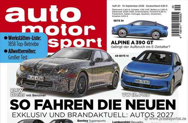 auto motor und sport ermittelt wieder Deutschlands beste Autowerkstätten / 1.858 Betriebe erhielten in diesem Jahr die Bestnote