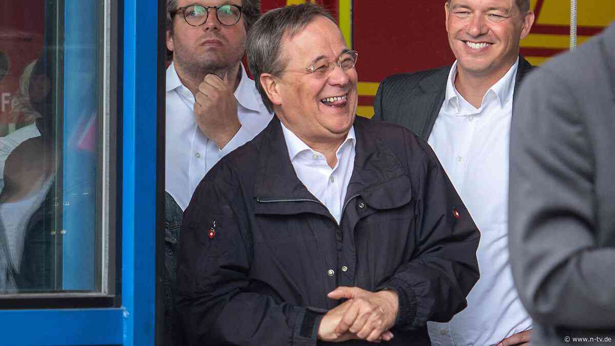 Patzer des Ex-Kanzlerkandidaten : Studie: "Laschet-Lacher" beeinflusste Bundestagswahl 2021 nicht
