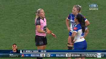 Bulldogs star sin-binned for hip-drop