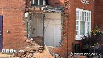 Cash machine torn from town's high street