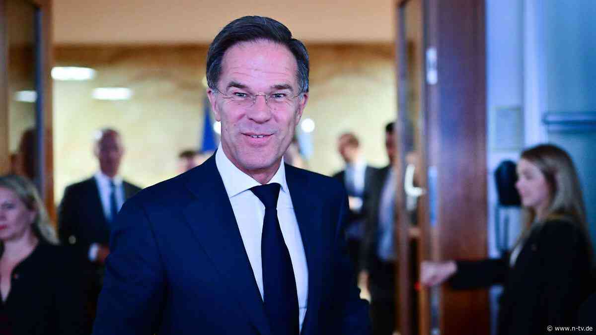 "In sechsten Gang geschaltet": Rutte lobt deutschen Verteidigungsausbau