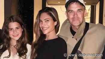 Robbie Williams and Ayda Field share rare photo with daughter Teddy, 13, as they party in Paris