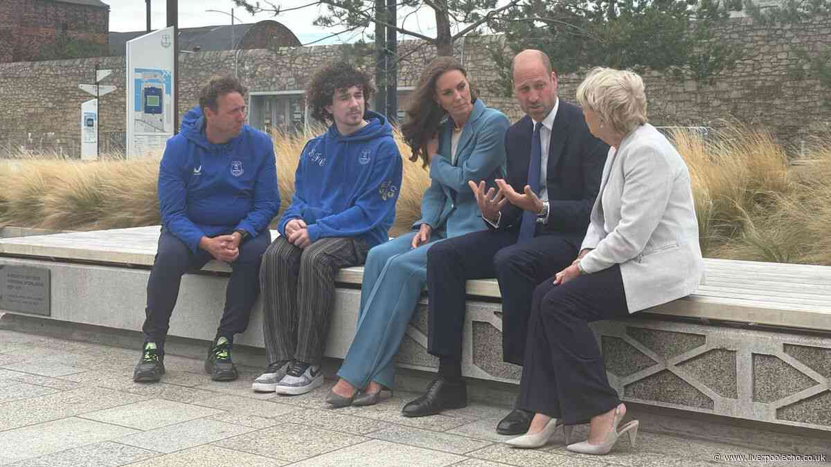 Prince William and Kate live updates as royal couple visit Hill Dickinson Stadium for landmark event