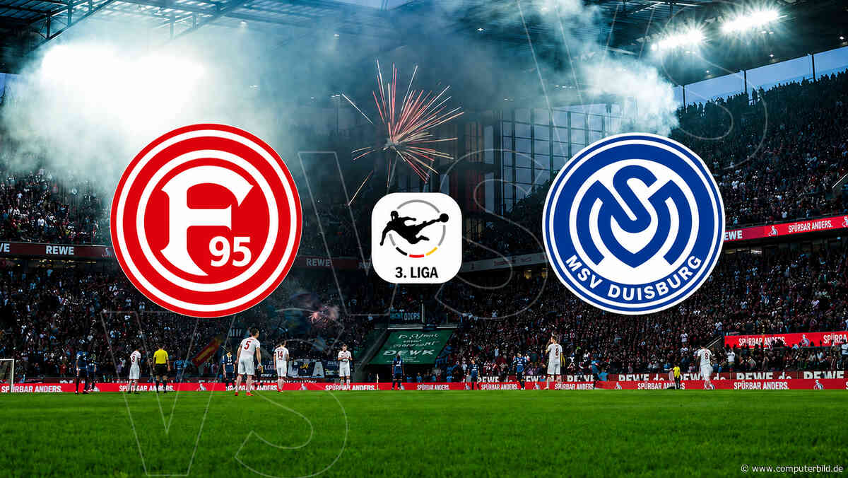 Fortuna Düsseldorf gegen MSV Duisburg: 3. Liga live und gratis sehen im TV und Stream