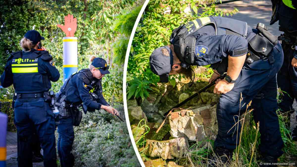 Hier zoekt politie naar mogelijke wapens bij basisscholen in verband met geweldsexplosie Overasselt