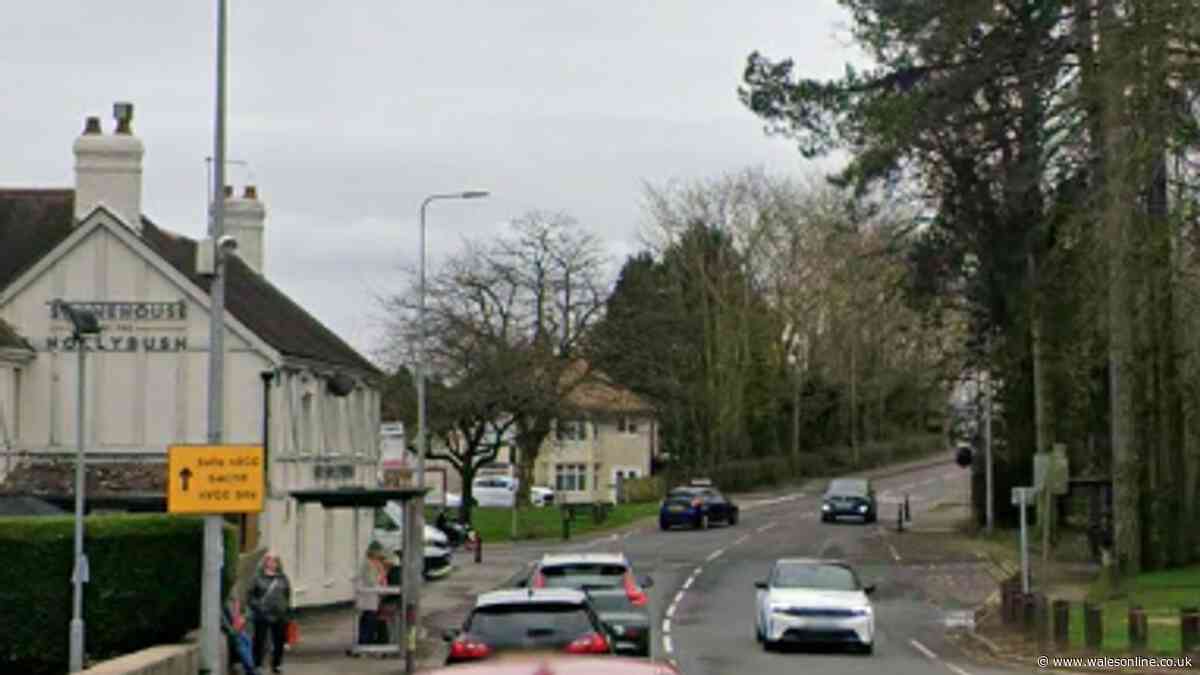 Woman taken to hospital after crash near Cardiff pub