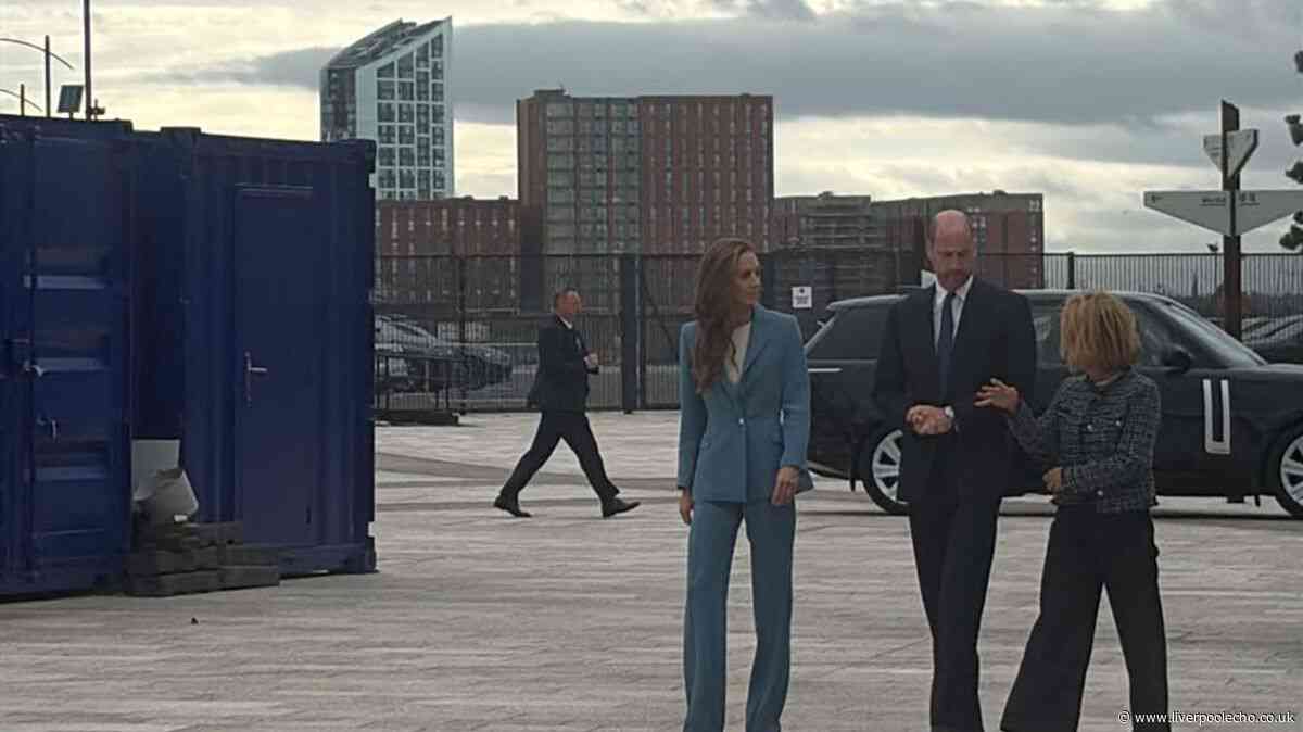 Prince William and Kate's subtle Everton nod at Hill Dickinson Stadium to mark worldwide event