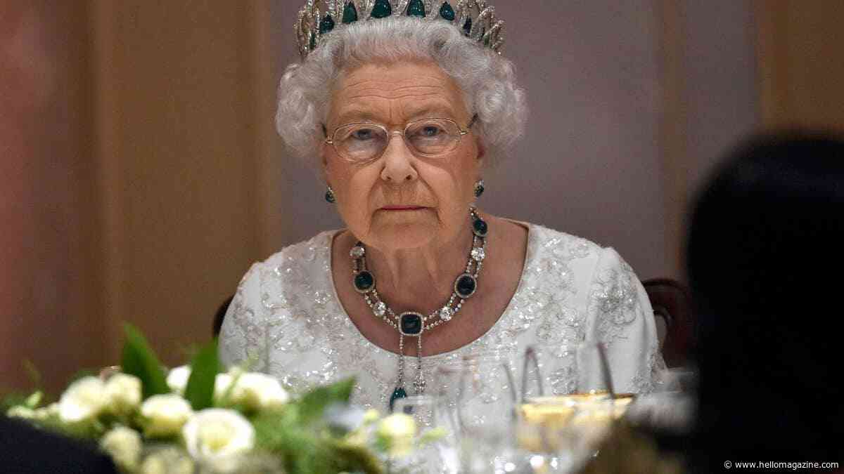 Rare photo of the moment Queen Elizabeth II fell asleep in public