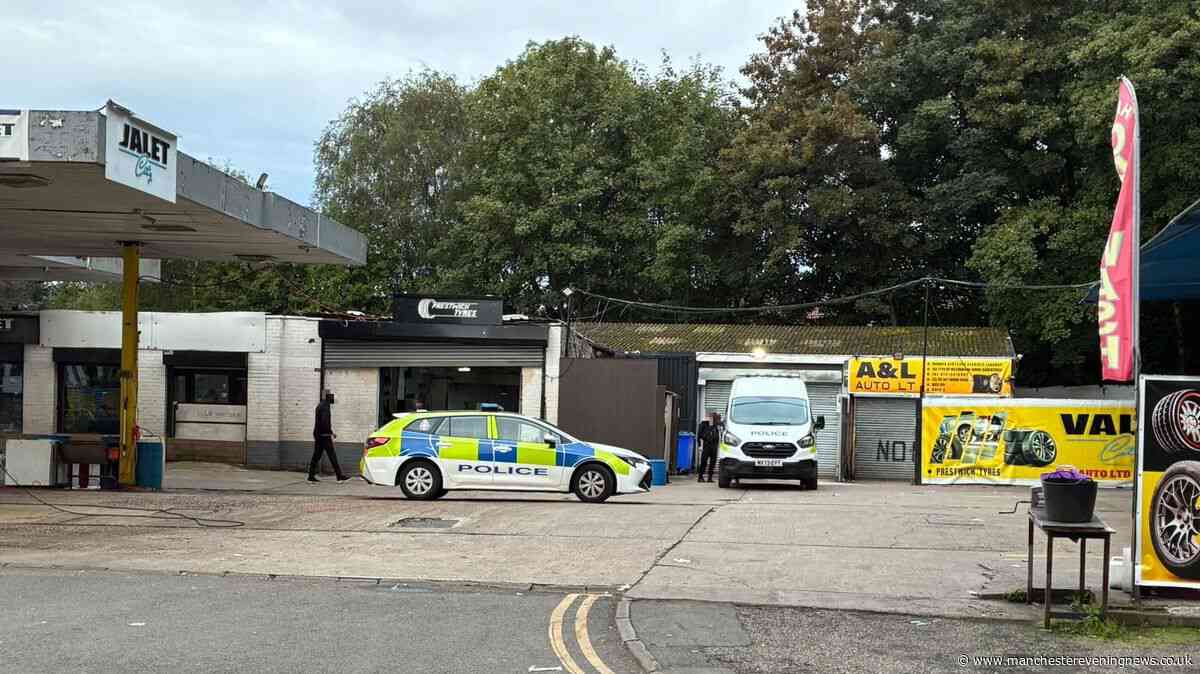Emergency services descend as Prestwich car wash worker sustains 'life-changing' injuries