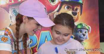 McKenna Grace surprises kids with toys, “PAW Patrol” screening