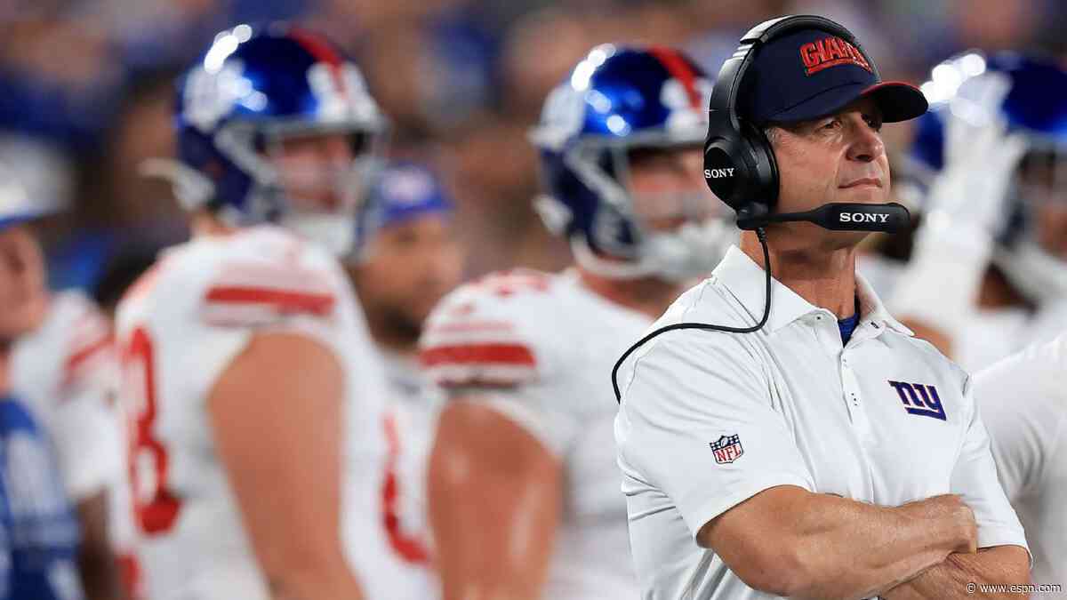 Big things expected from John Harbaugh's Giants