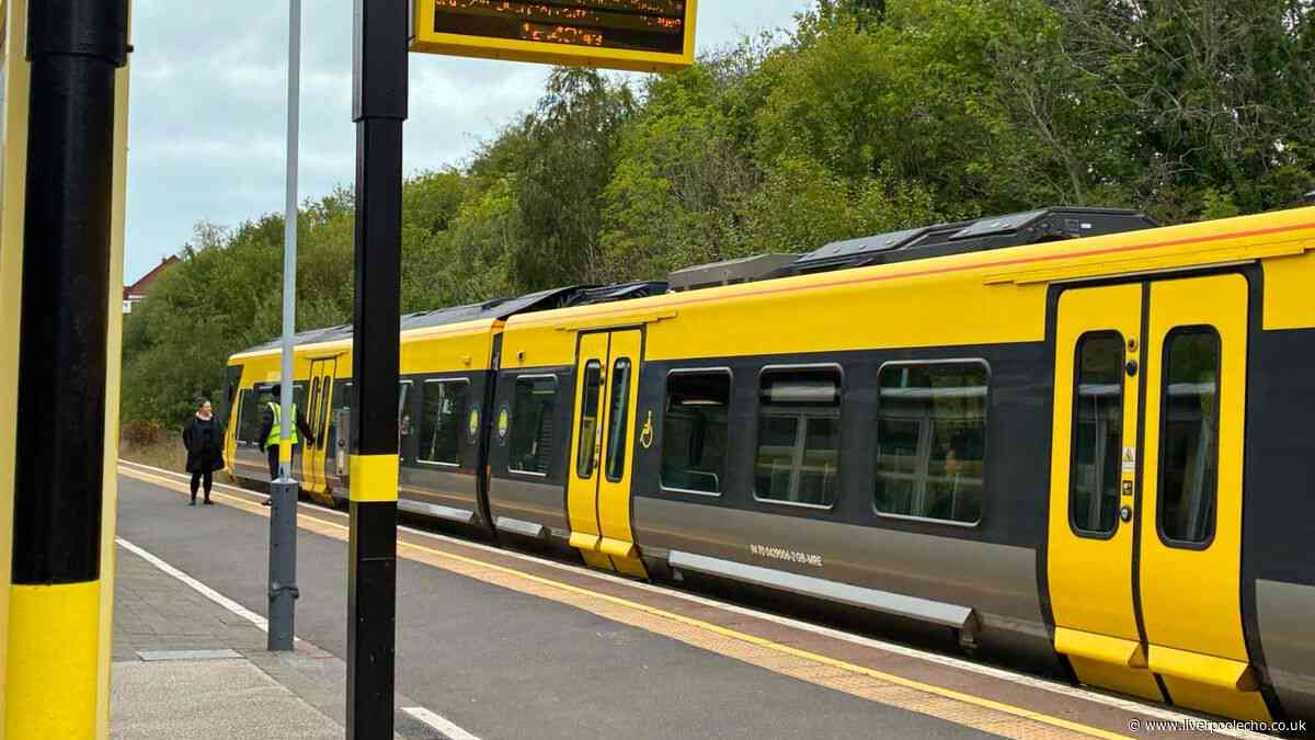 Wirral line services halted live as passengers face disruption