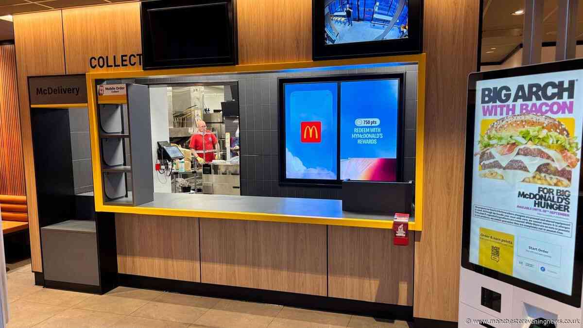 First look as popular Oxford Road McDonald's reopens with 'speedier and more efficient service'