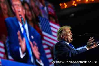 Empty seats and technical glitch mar ‘Trump-a-palooza’ and the president’s wild speech