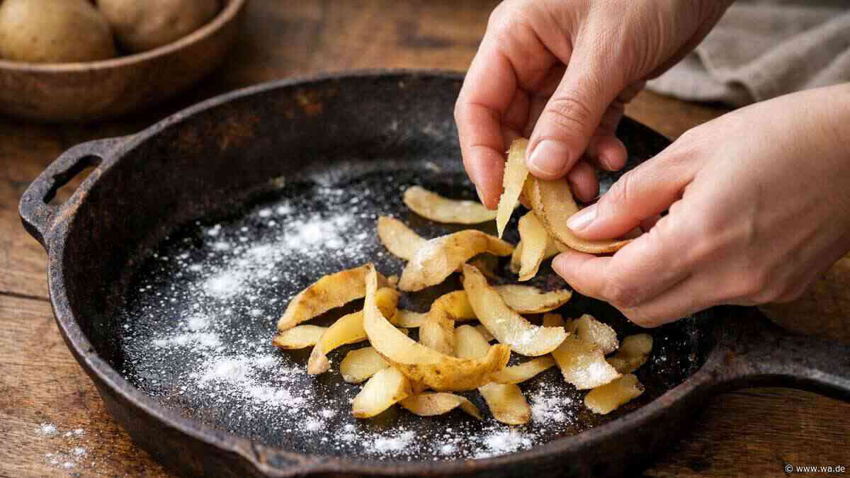Kartoffelschalen und Backpulver mischen: Dieser Küchentrick überrascht