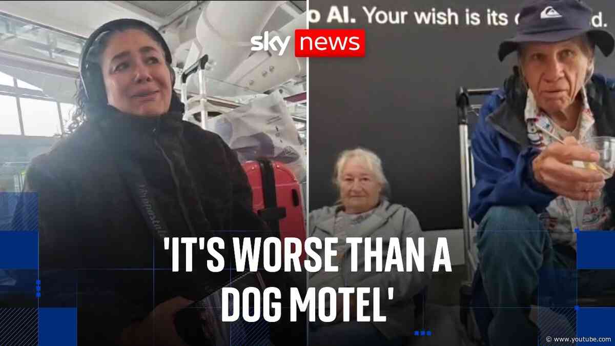 Stranded passengers describe chaos after flight cancellations