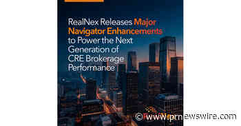 RealNex Releases Major Navigator Enhancements to Power the Next Generation of CRE Brokerage Performance