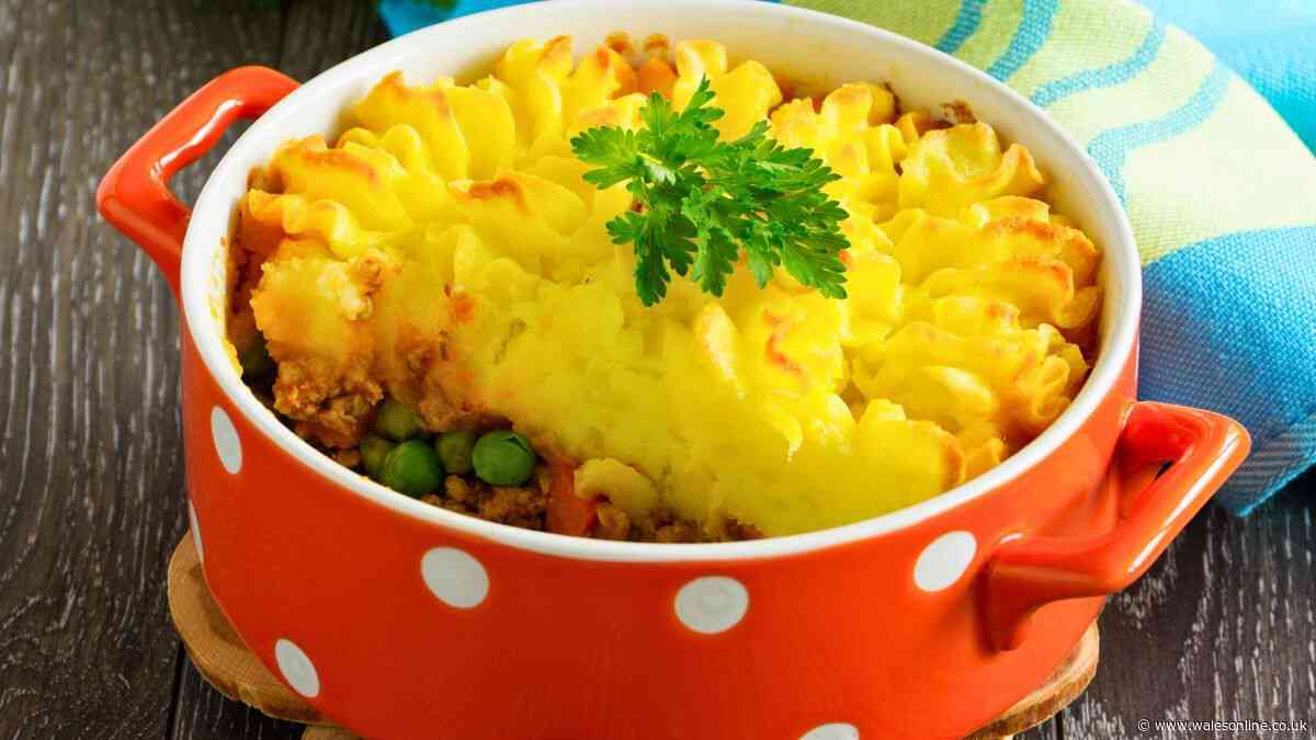 Cottage pie tastes better if a kitchen common cupboard item is added to the filling
