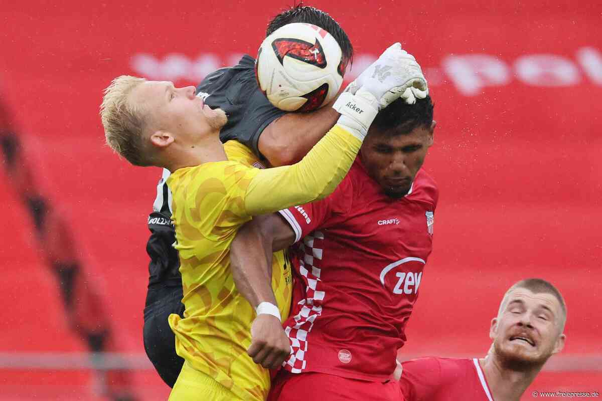 FSV Zwickau bei Chemie Leipzig: Wann klappt es mit dem ersten Tor, Paul-Philipp Besong?