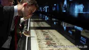 Historischer Teppich in Londoner Museum zieht Menschenmassen an