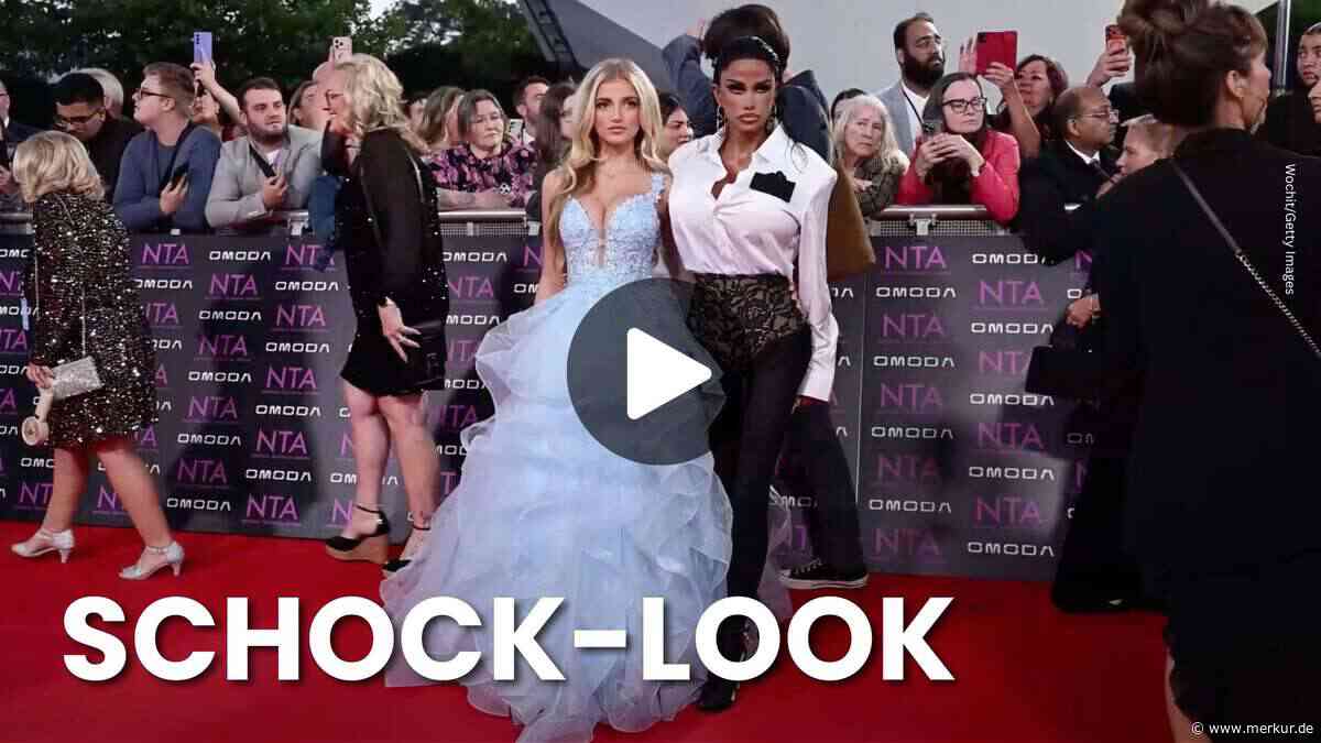 Kaum wiederzuerkennen: Katie Price schockiert auf dem rotem Teppich nach Beauty-OP